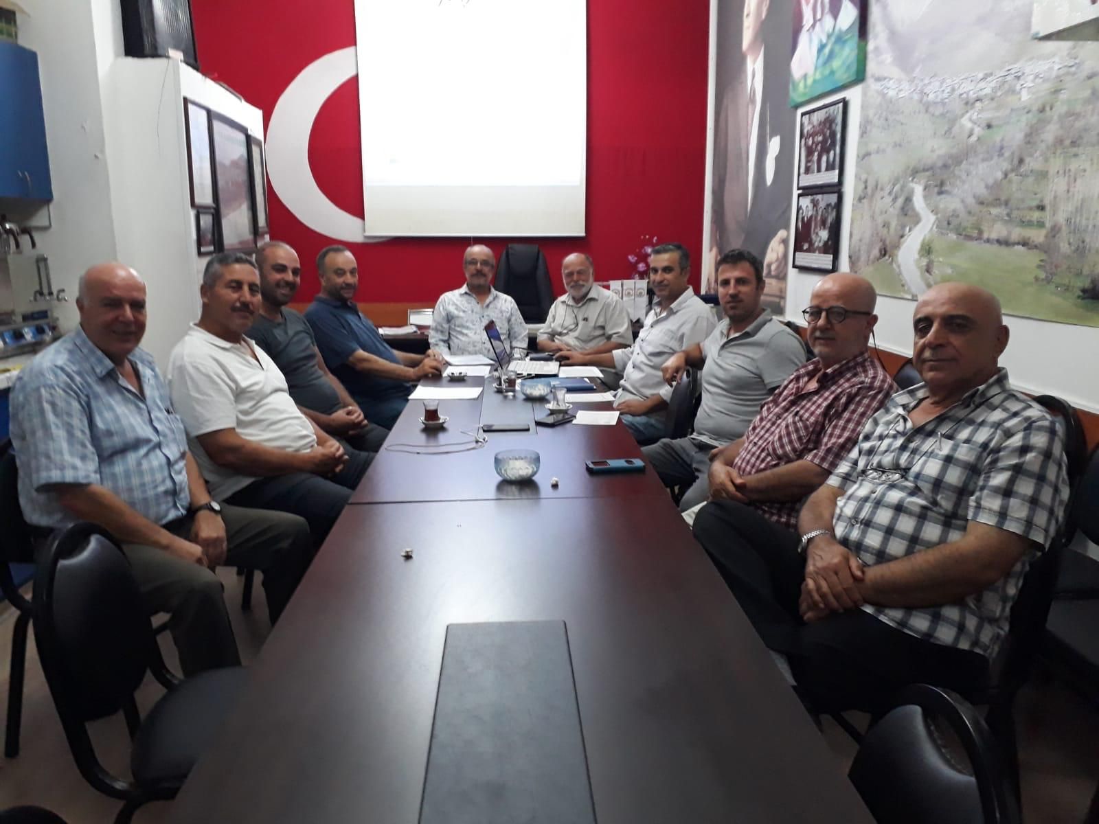 Çarşamba istişare Toplantımızı Başkanımız 