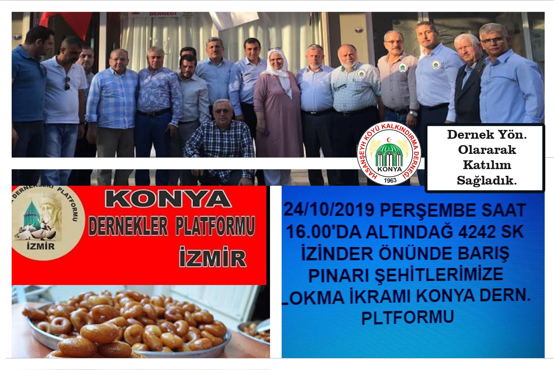 KONYALI DERNEKLER PLATFORMU LOKMA HAYRINA KATILDIK 