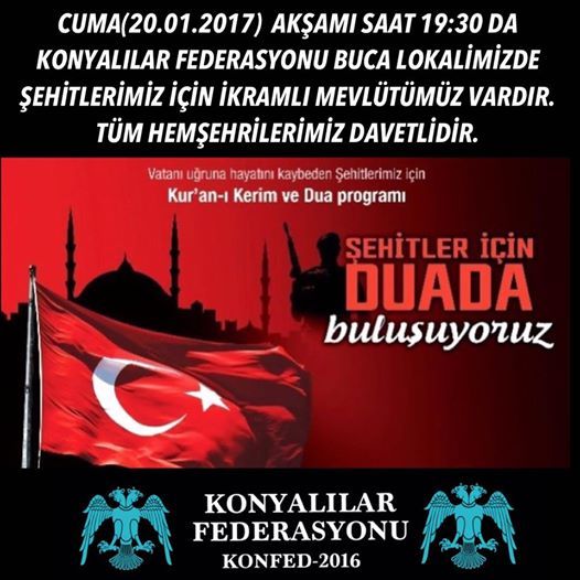 KONYALILAR FEDERASYONUNDAN MEVLİD-İ ŞERİF 